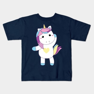 Baby unicorn model Kids T-Shirt